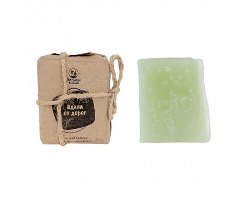 Твёрдый бальзам «Вдали от дорог» для нормальных волос Голодный леший, 50 г