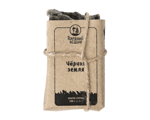 Мыло «Чёрная земля» Голодный леший, 100 г