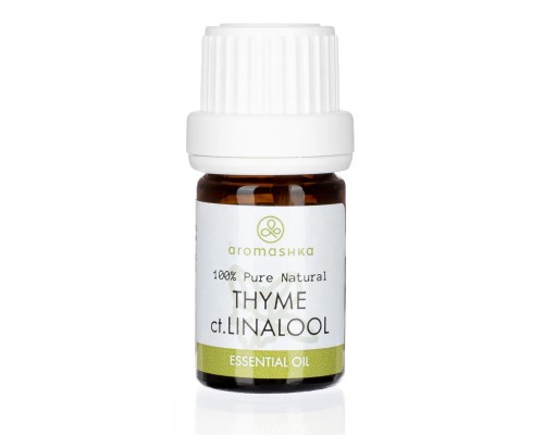 Эфирное масло Тимьяна линалоольного, 5 мл Aromashka