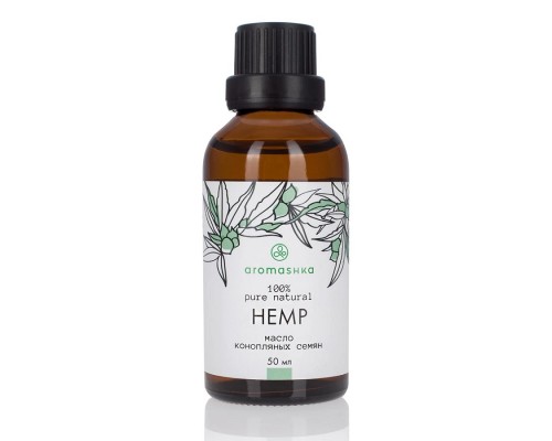 Конопляное масло нерафинированное (Органик), 50мл Aromashka