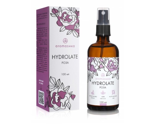 Розы дамасцена гидролат ОРГАНИК 100 мл, Aromashka