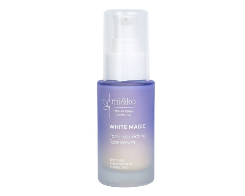 Сыворотка для коррекции тона кожи лица WHITE MAGIC 30 мл, Mi&ko