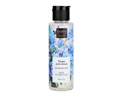 Увлажняющий тонер Deep Hydration toner Blue Lily 110мл, Mi&ko