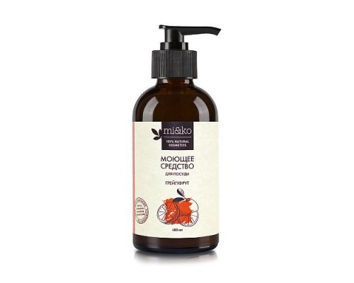 Моющее средство Грейпфрут для посуды 480 мл, Mi&ko