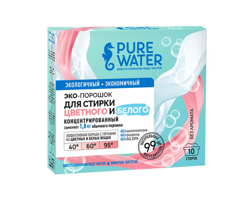Стиральный порошок Pure Water 300 г, Mi&ko