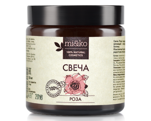 Свеча Роза 120 мл, Mi&ko