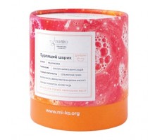 Бурлящий шарик для ванн Мед и малина 185 г, Mi&ko 