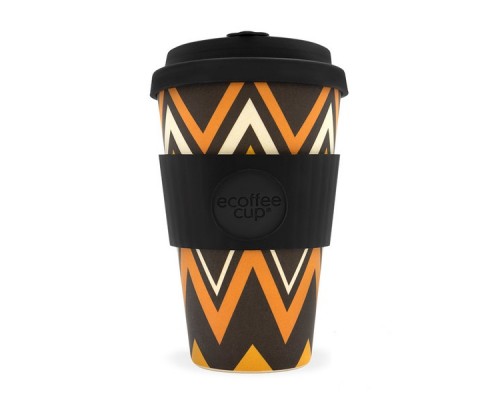 Кофейная эко-чашка: Зиг-Заг, 400мл, Ecoffee cup