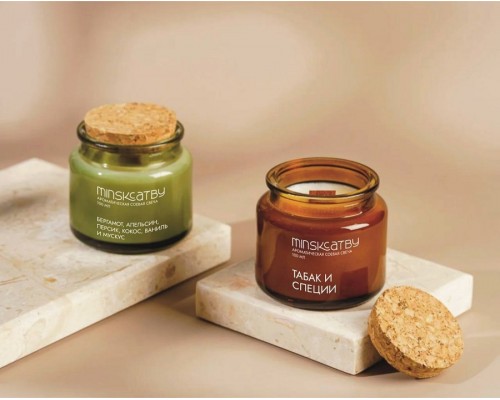 Соевые свечи Minskcatby 50 мл в ассортименте