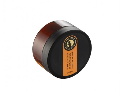 Скраб для тела Облепиховый, 220гр, Мастерская Олеси Мустаевой