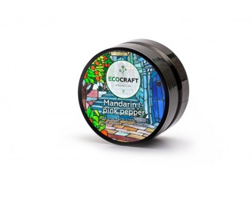 Крем с витаминами и АНА-кислотами для сухой и чувствительной кожи Мандарин и розовый перец, 60 мл