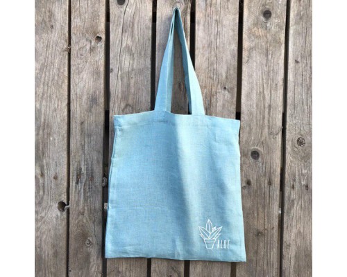 Эко сумка-шопер "Голубой"