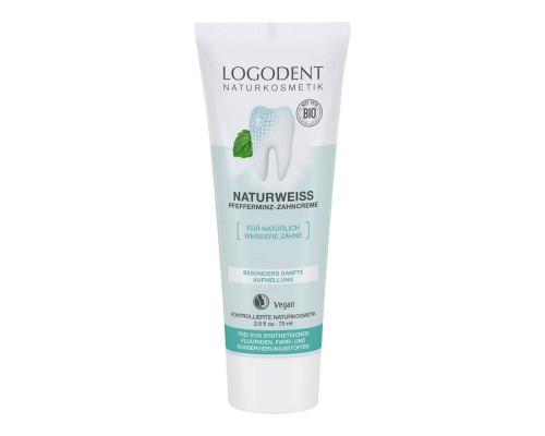 Натуральная зубная паста Натуральное отбеливание LOGODENT, 75 мл