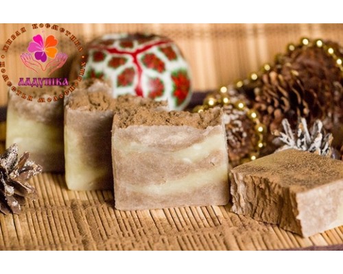 Мыло с корицей, апельсином и маслом какао, 100г