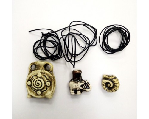 Аромакулон керамический со шнурком шликер, в ассортименте