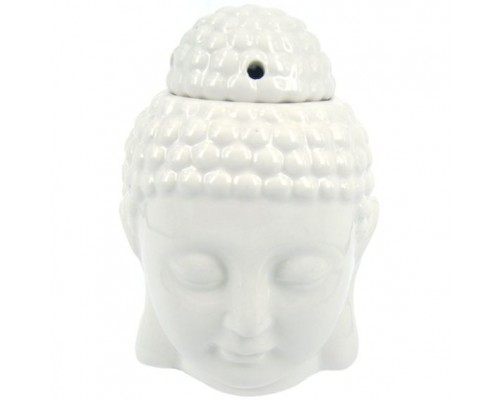 Аромалампа Будда 11 см белая, керамика