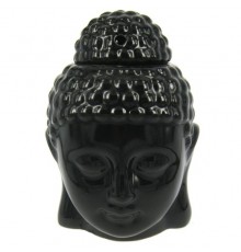 Аромалампа Будда 13 см черная, керамика