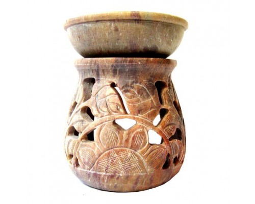 Аромалампа камень, круглая, 7,5х9,5 см