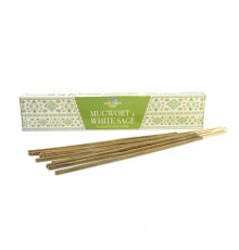 Благовония Mugwort White Sage ПОЛЫНЬ-БЕЛЫЙ ШАЛФЕЙ HEM масала 15 гр.  Благовония Mugwort White Sage ПОЛЫНЬ-БЕЛЫЙ ШАЛФЕЙ HEM масала 15 гр.