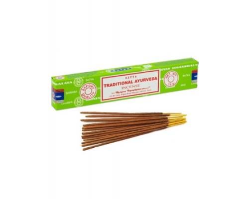 Благовония Traditional Ayurveda ТРАДИЦИОННАЯ АЮРВЕДА 15гр. SATYA 