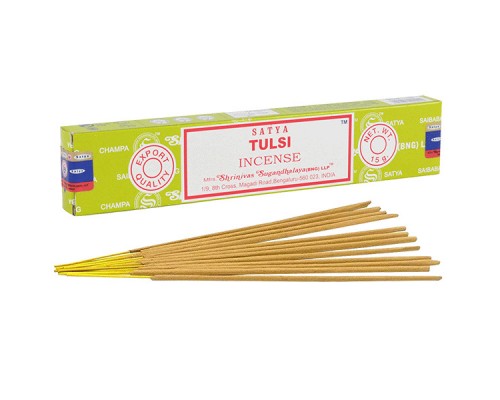 Благовония Tulsi ТУЛАСИ (БАЗИЛИК) 15гр. SATYA 