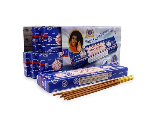 SATYA прямоуг. благовония Nag Champa НАГ ЧАМПА 100г