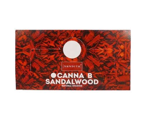 Благовония Canna B Sandalwood САНДАЛОВОЕ ДЕРЕВО КАННАБИС 15 гр. Nandita