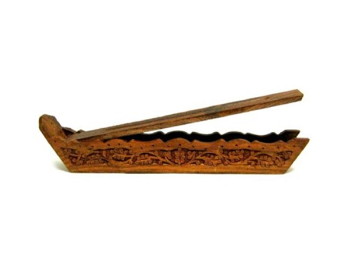 Подставка под благовония резная Пенал, 32 см, дерево