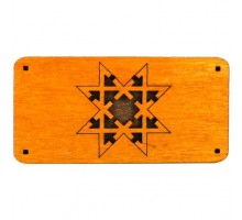 Подставка-оберег под благовония Символ зари 9х4,5см, дерево