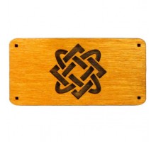 Подставка-оберег под благовония Звезда Лады 9х4,5см, дерево