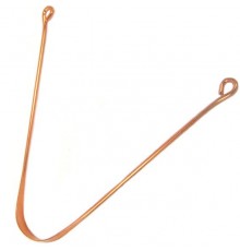 Скребок для языка 12 см, медь