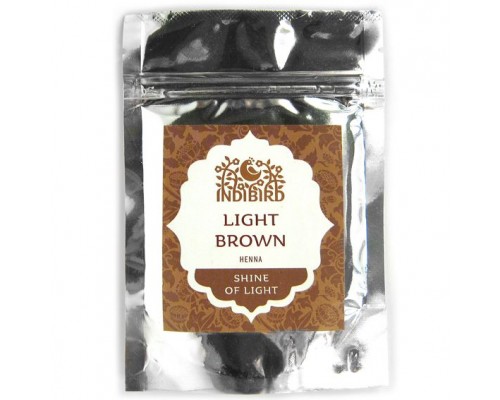 Хна светло-коричневая, 50 гр Indibird