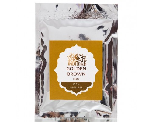 Хна золотисто-коричневая, 50 гр Indibird