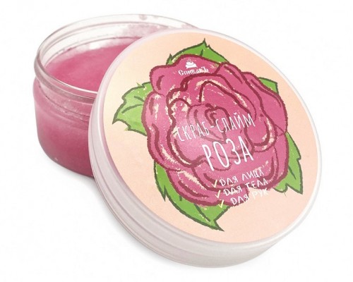 Скраб-слайм Роза, 170 г