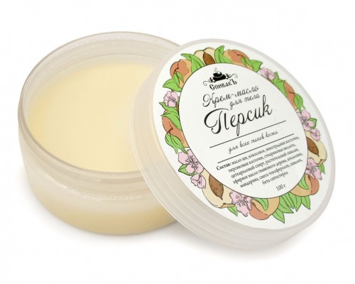 Крем-масло для тела Персик, Спивакъ 100 г