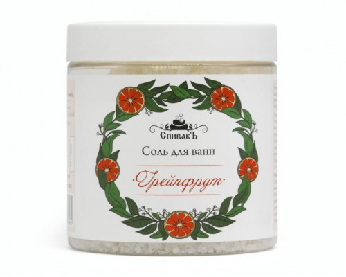 Соль для ванн Грейпфрут, 600 г