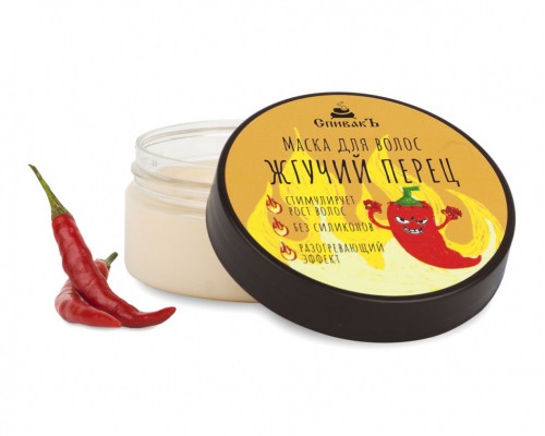 Маска для роста волос Жгучий перец, Спивакъ 150 гр