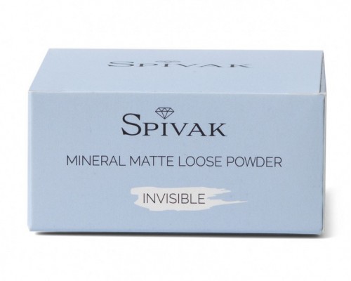 Минеральная матирующая пудра Прозрачная, Invisible, Спивак, 8 гр