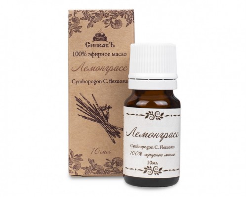 Эфирное масло Лемонграсса, 10 мл, Спивакъ