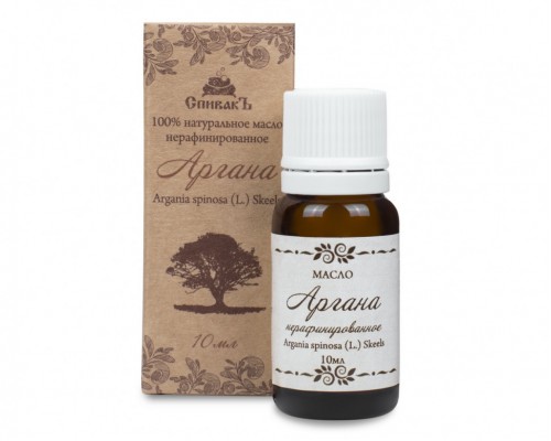 Масло Арганы нерафинированное, 10 мл, Спивак