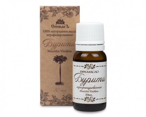 Масло Бурити нерафинированное, 10 мл