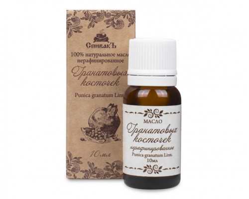 Масло Гранатовых Косточек нерафинированное, 10 мл