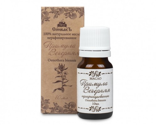 Масло Примулы Вечерней нерафинированное, 10 мл