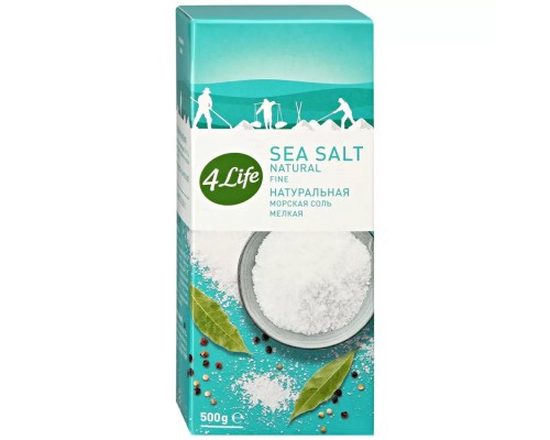 Соль морская мелкая натуральная 4LIFE, 500 г