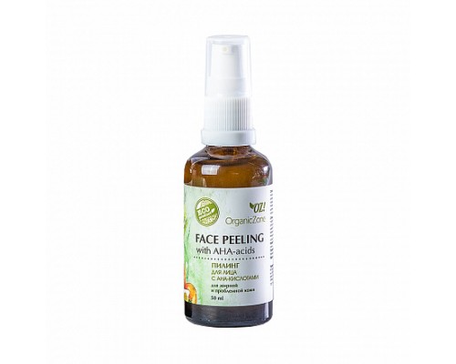Пилинг для лица с АНА-кислотами для жирной и проблемной кожи OZ! OrganicZone, 50мл