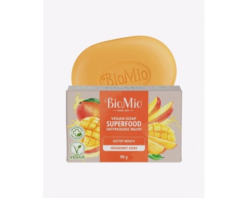 Мыло с баттером манго BioMio, 90 г