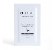 Маска для лица ночная MINT AVOCADO, G.Love, (Face Sleeping Mask MINT AVOCADO) Саше, 6 мл