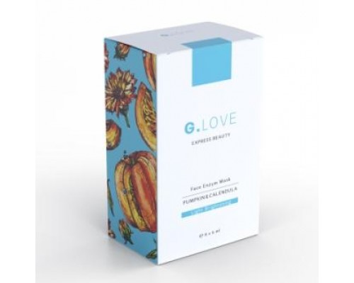 Маска для лица энзимная Pumpkin&Calendula, G.Love, 8х6мл