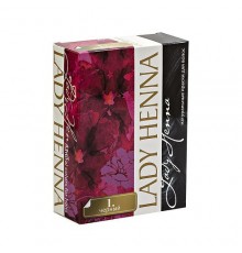 Краска для волос на основе хны Черный (№1) LADY HENNA, 60 г