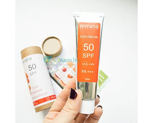 Солнцезащитный крем для тела Календула, SPF50 Levrana, 50 мл